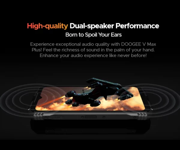 Version mondiale DOOGEE V Max Plus téléphone robuste 6.58 "120Hz affichage 16GB 512GB 200MP AI caméra 22000mAh effet d'éclairage Android 14 – Image 53