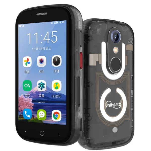 Unihertz Jelly Star Mini Smartphone 8GB 256GB lumière Led débloqué coque arrière transparente téléphones portables pour téléphone de rechange – Image 8
