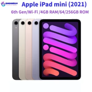 Apple iPad mini 2021 iPad mini 6e génération Wifi ROM 64/256GB 4GB RAM 8.3 ''8MP IPS LCD Apple A15 Bionic 95% nouvelle tablette