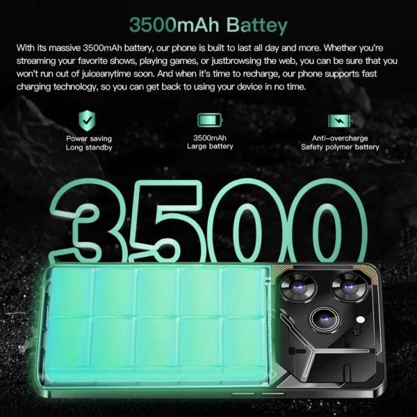 FUFFI-Pova 6 Pro, téléphone intelligent Android, 5.0 pouces, 3 + 32 go de ROM, double SIM, 3500 mAh, téléphones portables, double SIM, réseau 4G, téléphones portables – Image 16