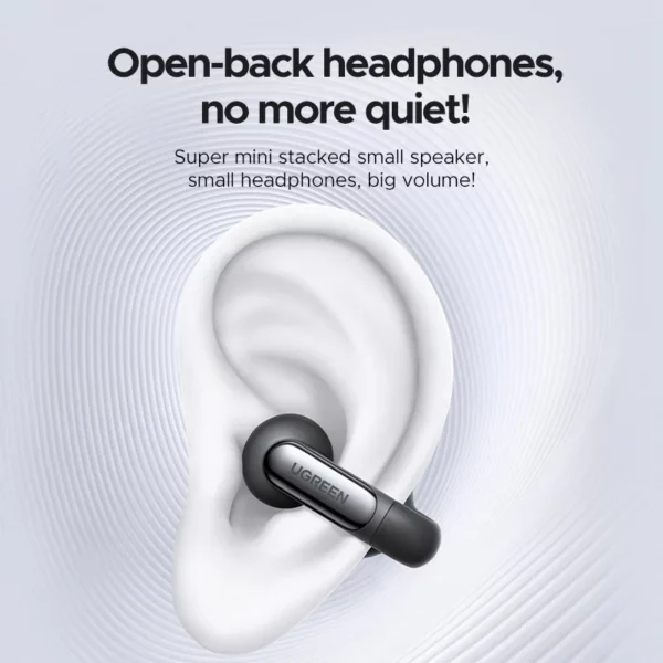 UGREEN-Écouteurs sans fil Bluetooth HiTune S5 TWS, oreillettes de sport, avec micro, crochets d'oreille et crochet – Image 3