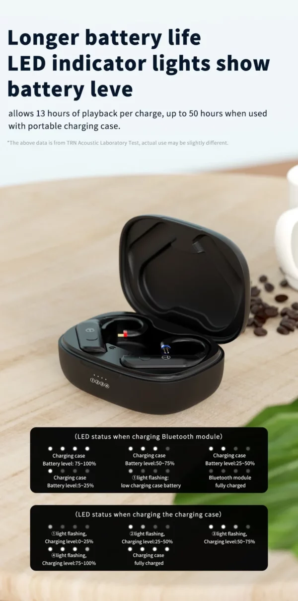 TRN BT20 Pro sans fil Bluetooth 5.3 HIFI écouteurs Module câble de mise à niveau/connecteur MMCX prise remplaçable crochet d'oreille pour Moondrop – Image 17