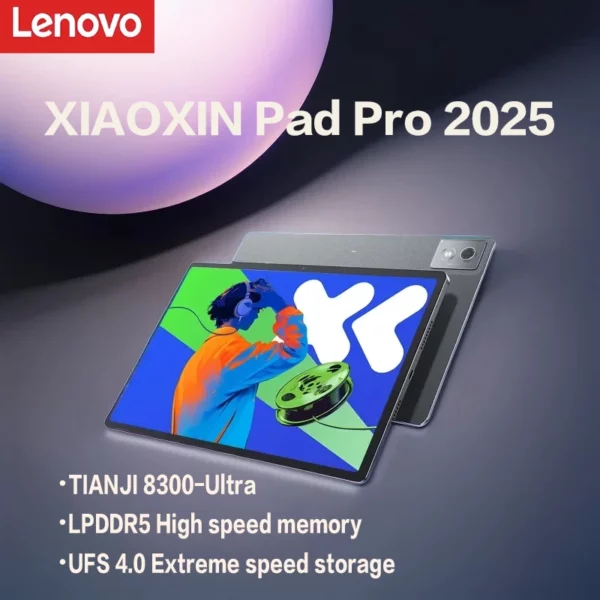 Lenovo XIAOXIN Pad Pro12.7 2025 divertissement bureau apprentissage jeu tablette Super Interconnexion Tianji 8300 2.9k 144Hz gris – Image 2