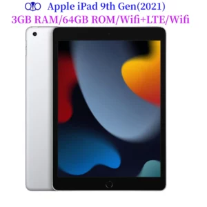Apple-Tablette IPS LCD débloquée d'origine, IOS 15, Ipad 96%, Ipad 9th Isabel, Wifi + Permanence, Wifi 64 Go, 10.2 en effet, A14 Bionic Retina, 2021 neuf, 10.2