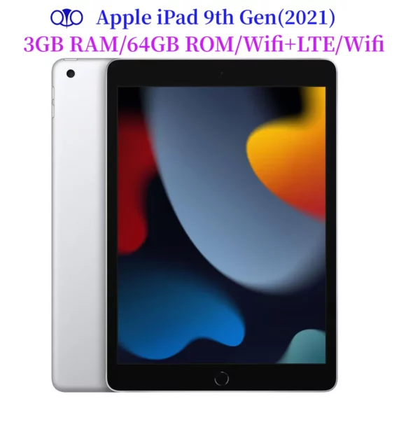 Apple-Tablette IPS LCD débloquée d'origine, IOS 15, Ipad 96%, Ipad 9th Isabel, Wifi + Permanence, Wifi 64 Go, 10.2 en effet, A14 Bionic Retina, 2021 neuf, 10.2