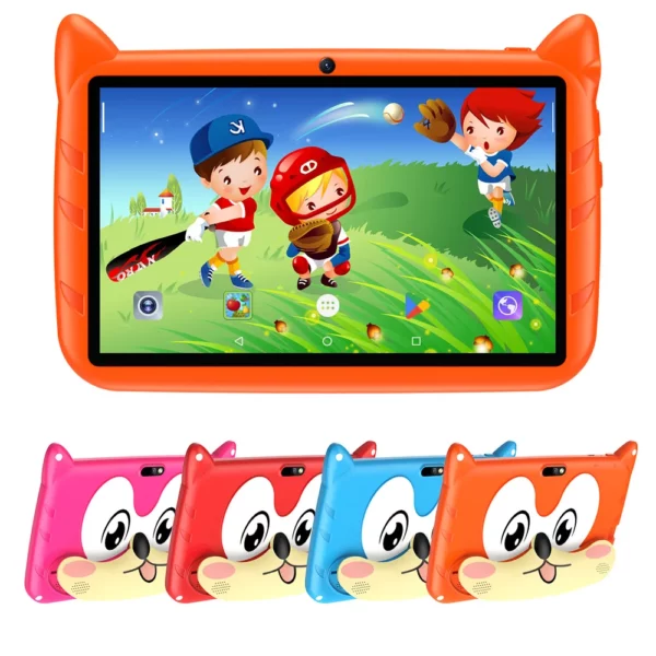 BDF-Tablette Android 13 pour enfants, extension 1 To, 4 Go de RAM, 64 Go de ROM, WiFi 5G, batterie 4000mAh, appareil photo touristique, cadeau pour enfants, logiciel pour enfants, 7 pouces – Image 18
