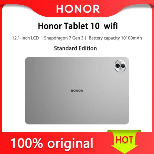 Honor Tablet 10 Wi-Fi édition standard chinoise 12,1 pouces 120 LCD Snapdragon Gen 3 MagicOS 9.0.1 (basé sur Android 15) prend en charge G
