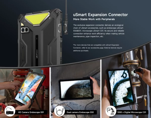 【Première mondiale】Ulefone Armor Pad 4 Ultra 5G Tablette robuste Imagerie thermique 11800mAh 10,36"2K 16GB + 256GB Android 14 Lumière LED – Image 38