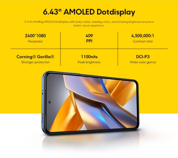 POCO-Smartphone Global Version M5s NDavid, MTK G95, écran AMOLED 6.43 ", 5000mAh, 33W, appareil photo 64MP – Image 24
