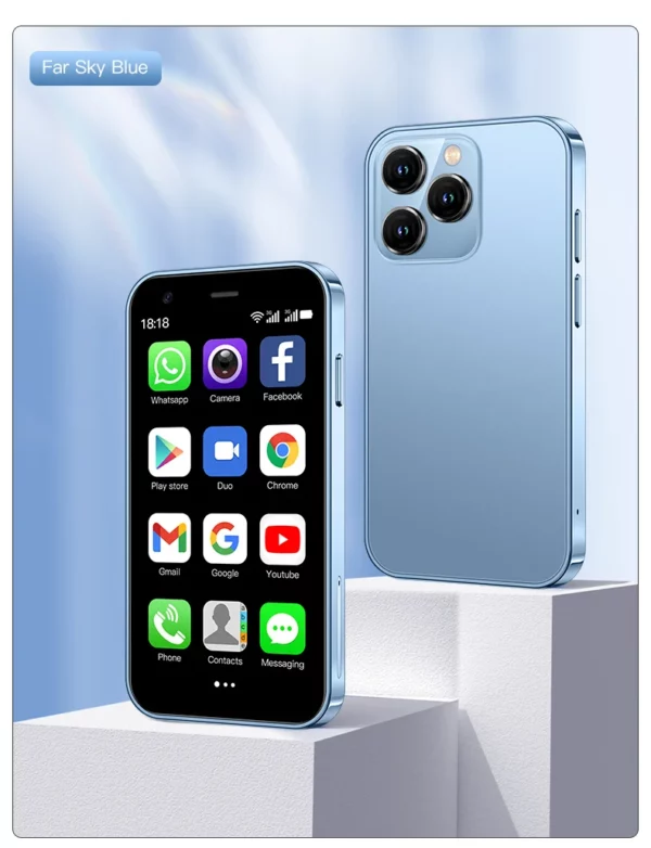 SERVO Mini Smartphone 3 "écran HD système Android 2GB RAM 16GB ROM Play Store 3G WCDMA cellulaire Super petits téléphones mobiles bon marché – Image 41