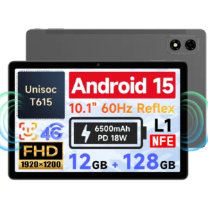 BNCF BPad 10 tablette Unisoc T615 8 cœurs 16GB + 128GB + 1TB extension 10.1 "en cellule FHD IPS 1920x1200 Widevine L1 + 4G LTE + 5G Wifi + GPS
