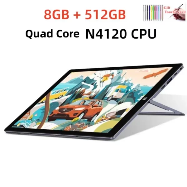 Terra PAD1162 Windows 10 tablette 11.6 pouces LPDDR3 8GB RAM 512GB SSD ROM Intel Celeron N4120 Quad Core 1920x1080 Pixel – Image 8