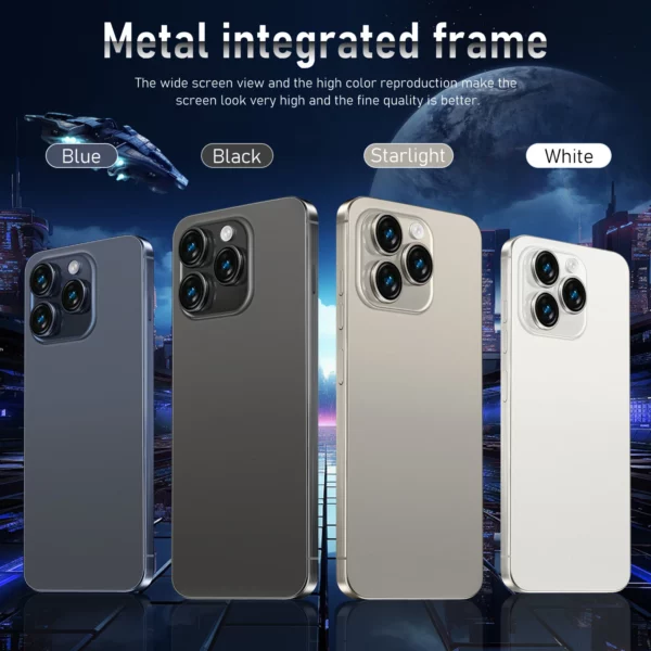Vision mondiale 5G Smartphone Android Note 16 Pro 6000mAH 12GB RAM 256G ROM 6.8 pouces 1920x1080HD 24 + 48MP MTK10 Core 4G téléphone portable – Image 14