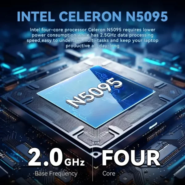 FIREBAT-Ordinateur portable professionnel léger A14, ordinateur portable FHD, empreinte digitale, Intel N5095, 14.1 pouces, 16 Go, LPDDR4, RAM 512 Go, 1 To SSD – Image 3