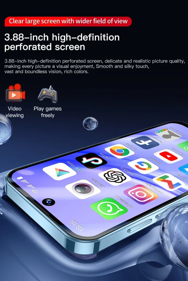 SOYES XS19 Pro 4GB RAM 64GB ROM Android 12.0 Smartphone 1950mAh Face ID 4G LTE type-c OTG 3.88 ''écran petit téléphone – Image 14