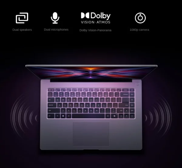 Xiaomi-Ordinateur portable Redmi Ple16 2025, ordinateur portable de bureau d'étude, processeur Intel Core 5 220H, 210H, 16 Go, 32 Go, DDR5, 512 Go, 1 To SSD – Image 41