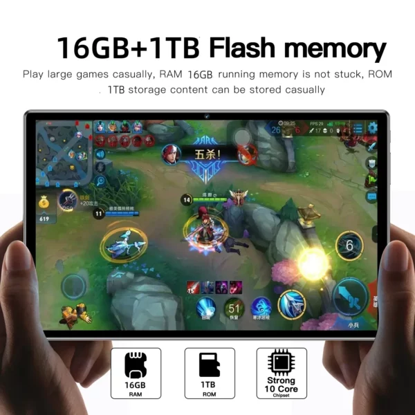 2025 Original XioaMi Pad 15 Pro tablette Android14 Snapdragon888 11 pouces HD 16GB + 1TB 20000mAh 5G double SIM Bluetooth WiFi GPS Tables – Image 3