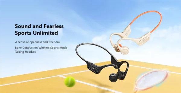 REMAX Conduction osseuse sans fil sport casque Bluetooth 5.4 écouteur IP56 étanche à la poussière ENC réduction du bruit RB-S18 – Image 8