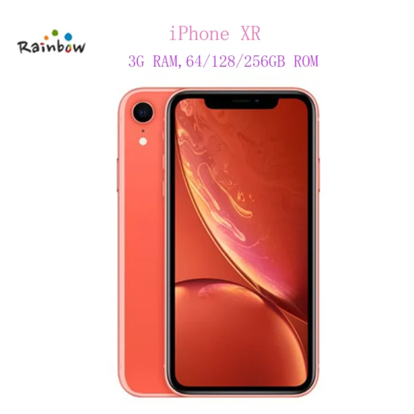 Apple-Smartphone iPhone Poly 6.1 ", Liquid Retina, écran entièrement LCD, 4G Lte, débloqué, original