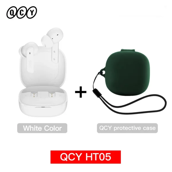 QCY HT05 ANC écouteur sans fil 40dB antibruit Bluetooth 5.2 casque 6 micro ENC HD appel TWS écouteurs Mode transparence – Image 16