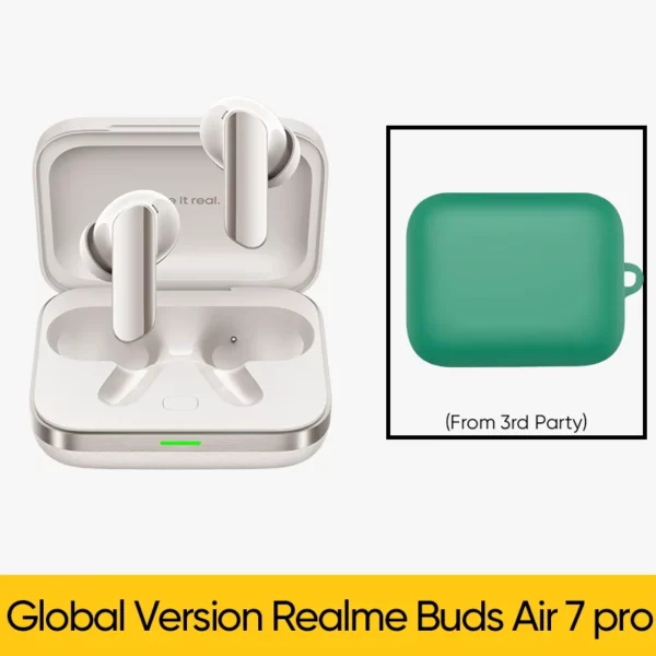 Version mondiale realme Buds Air 7 Pro 53dB suppression Active du bruit véritable écouteur sans fil 48 heures batterie Bluetooth 5.4 casque – Image 18