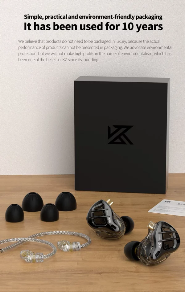 KZ ZAR HiFi filaire écouteur dans l'oreille moniteur écouteurs technologie hybride 7BA + 1DD IEM casque avec Microphone basse téléphone casque – Image 19