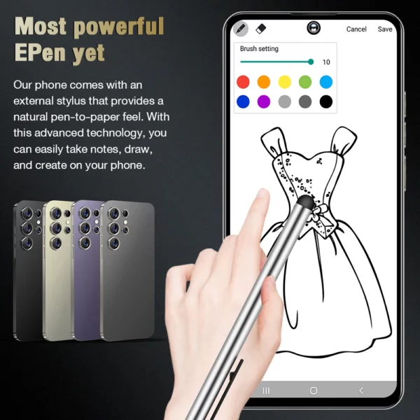 S24 +, Smartphone Android, 6.8 pouces, 3 Go de RAM 32 Go de ROM, caméra 5 + 13 MP, téléphones portables, Google Play Store, double SIM, téléphones portables – Image 22