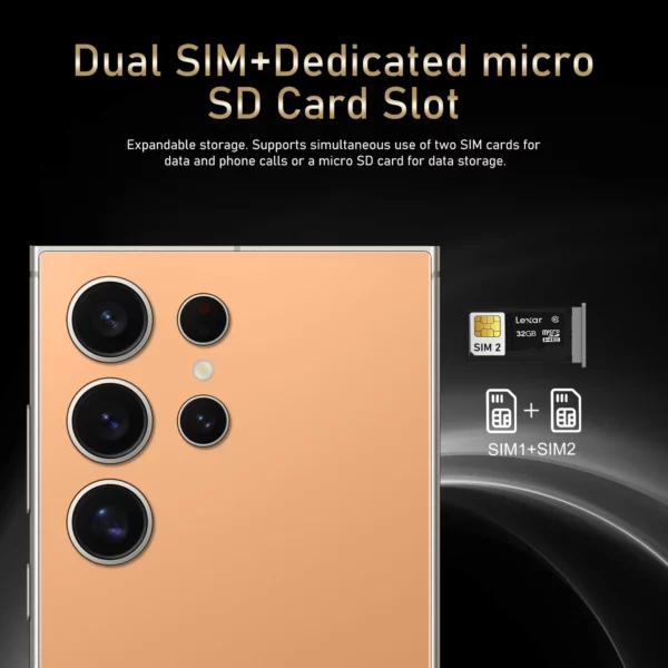 S24 Ultra, téléphone intelligent Android, 6.8 pouces, 8 Go de RAM, 256 Go, 512 Go de 1 To ROM, double SIM, téléphone portable, Google Play Store, 24 + 48 MP, 5500 mAh – Image 20