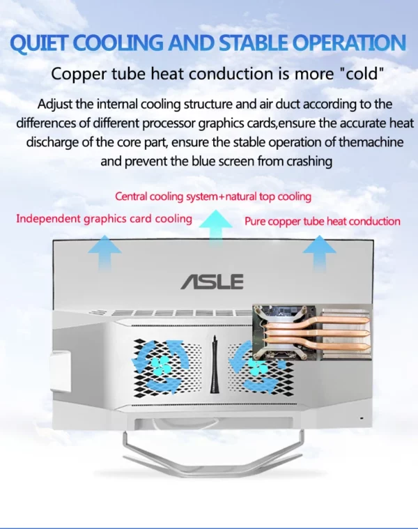 Ordinateur de bureau de jeu 24 27 32 pouces, tout-en-un, écran incurvé tout-en-un, I7 I5 I3 AIO, pour le bureau et la maison, offre spéciale – Image 16
