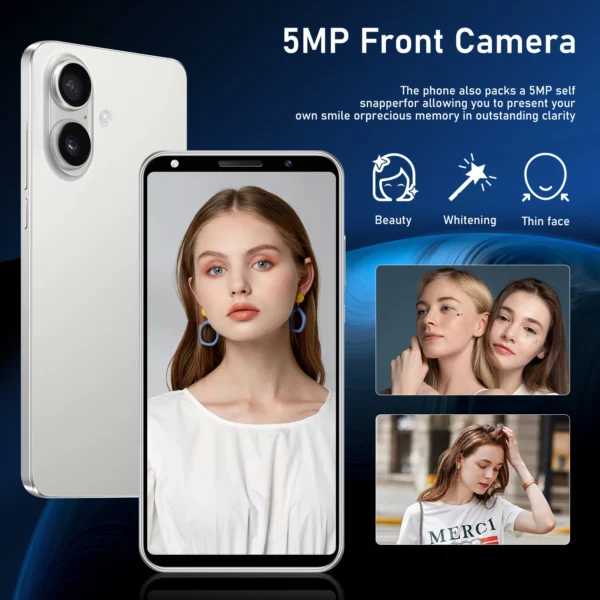 FUFFI-I16 Plus, Smartphone Android, 5.0 pouces, 3 + 32 Go de ROM, double SIM, 3500 mAh, téléphones portables, double SIM, Google Play Store, téléphones portables – Image 14