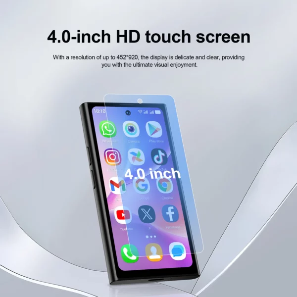 SERVO S27 Mini réseau 3G petit Smartphone 4.0 pouces affichage 2GB RAM 16GB ROM double SIM reconnaissance faciale Android petits téléphones intelligents – Image 2
