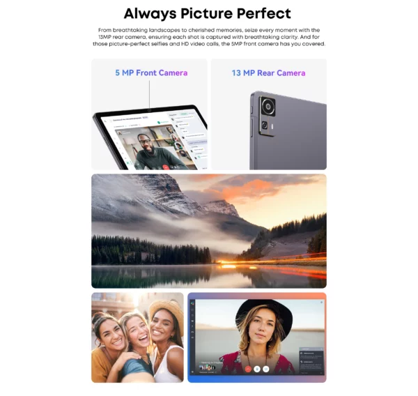 CHUWI-Tablette PC Android 14 de 10.95 Pouces, Snapdragon 685 Octa-Core, Écran FHD 1200x1920, 8 Go DDR4, 128 Go, 4G Permanence GPS – Image 13