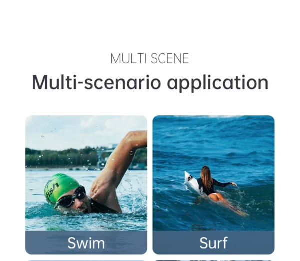 Écouteurs sans fil Bluetooth à Conduction osseuse, écouteurs étanches IPX8 avec 32 go de RAM, Microphone de musique Mp3 pour shokz ouvert – Image 25