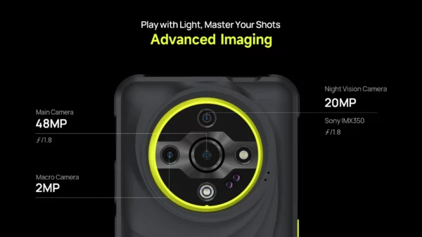 Ulefone Armor X31 4G téléphone robuste Android 14 Smartphone 6.56 "12GB RAM 128GB ROM 48MP NFC caméra de nuit IR Blaster version mondiale – Image 17