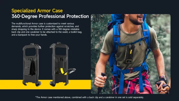【Première mondiale】 Ulefone Armor 27 4G 10600mAh Téléphone robuste 24 Go + 256 Go Android 14 Smartphone 6,78" FHD 120 Hz Vision nocturne Global – Image 35