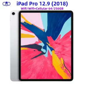 Apple iPad Pro d'origine 12.9 ''(2018) débloqué iPad 3ème génération Wifi/Wifi + cellulaire 64/256GB ROM 4GB RAM IPS LCD iOS 95% nouvelle tablette