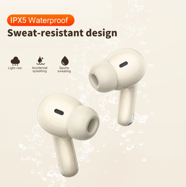 Écouteurs sans fil, QERE E38, nouveau TWS Bluetooth 5.3, Microphone HD, écouteurs HIFI, pilote 13mm, écouteurs étanches pour jeux à faible latence – Image 16