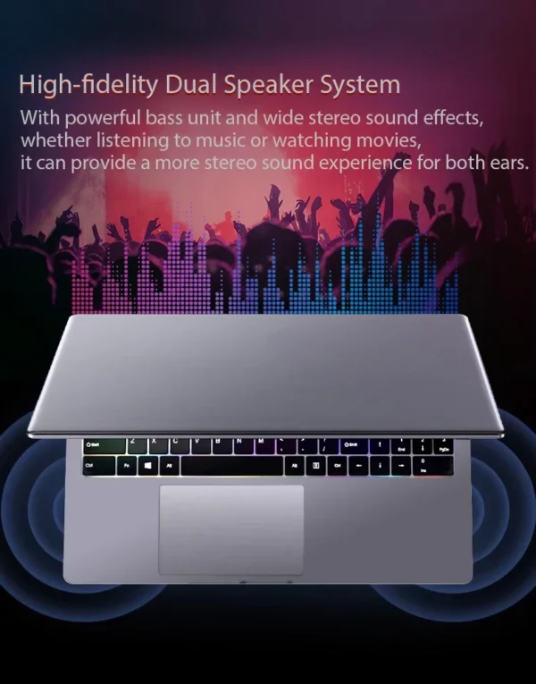 Ordinateur portable AMD Ryzen 7 5700U Gaming Lapmedicents, 15.6 pouces, injuste, Max Ram 64 Go, DDR4 MAX Rom 4 To, SSD, Windows 10, 11 Pro, Bluetooth, WiFi – Image 16