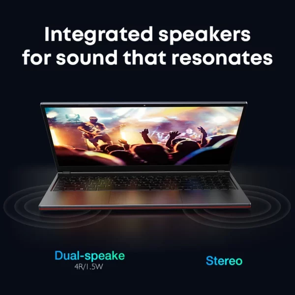 CHUWI-Ordinateur portable de jeu CorePleXPro, 16 Go de RAM, 512 Go SSD, écran IPS 15.6 pouces, Intel patiCores, i5-1235U Core ettes à 4.4 mesurz Notebook – Image 3