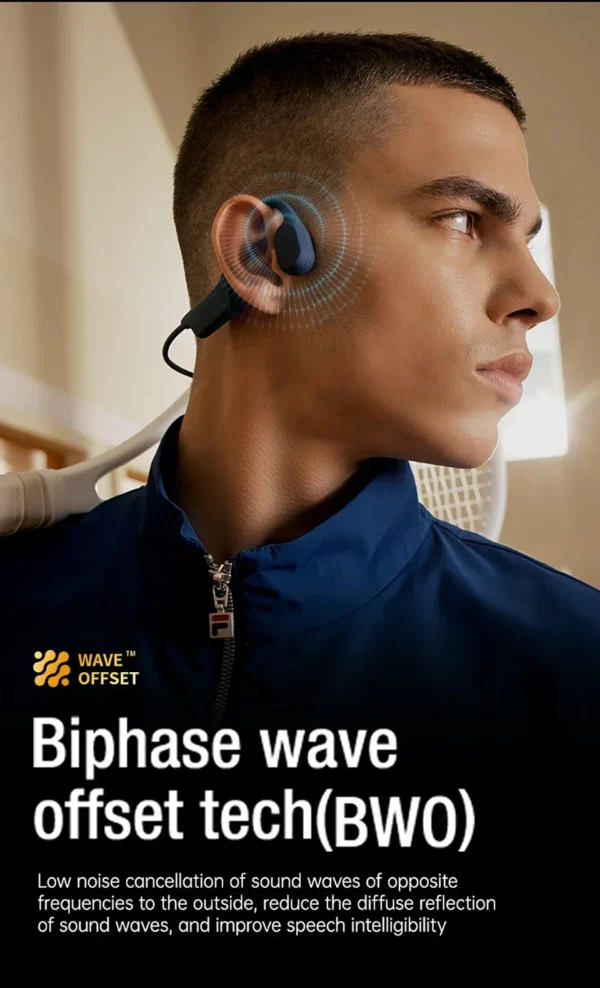 Sanag A30S AirRun sans fil Bluetooth 5.3 écouteur oreille ouverte Conduction d'air 360 °   Casque sonore panoramique Casque étanche IPX7 – Image 22