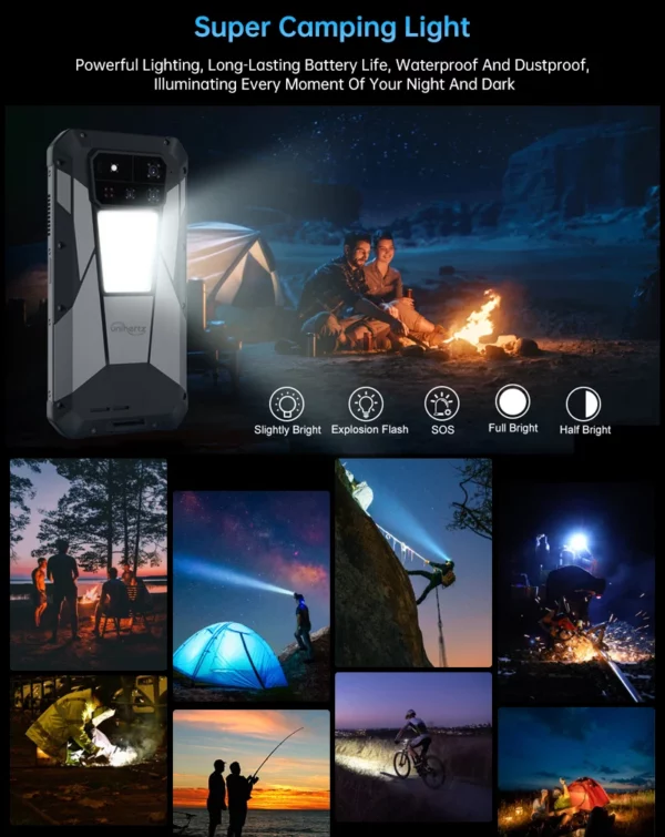 【 Premier du monde】Unihertz par 8849 Tank 4 pro Smartphone 5G avec projecteur 720P Dimensité 8300 36 Go + 1 To Téléphone portable 3k AMOLED Android – Image 25
