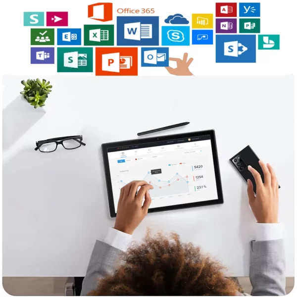 BDF P60-Tablette PC Android 12 de 10.1 Pouces, 8 Go de RAM, 256 Go de ROM, Appel Téléphonique, Wifi, Bluetooth, Google – Image 22