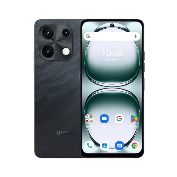 [Nouveau] UMIDIGI Note 100 Android 14 Smartphone 6.8 "HD + 120Hz 50MP caméra 8GB 256GB/6GB 128GB 20W 5000mAh double SIM NFC – Image 8