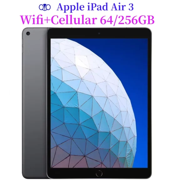 98% nouveau Original débloqué Apple iPad Air 2019 iPad Air 3ème génération Wifi + cellulaire 64/256GB 10.5 ''A12 bionique 8134 mAh IPS LCD tablette