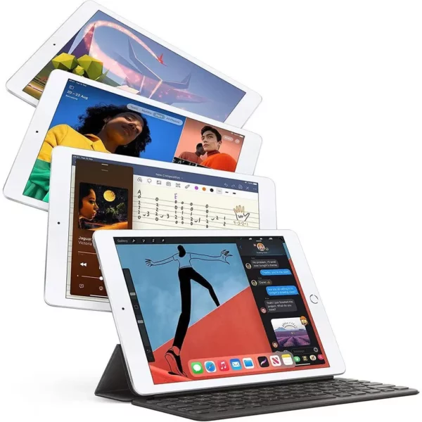 Apple iPad d'origine 10.2 ''2020 débloqué iPad 8e génération Wifi 32GB A12 Bionic Retina IPS LCD iOS 14 96% nouvelle tablette – Image 13