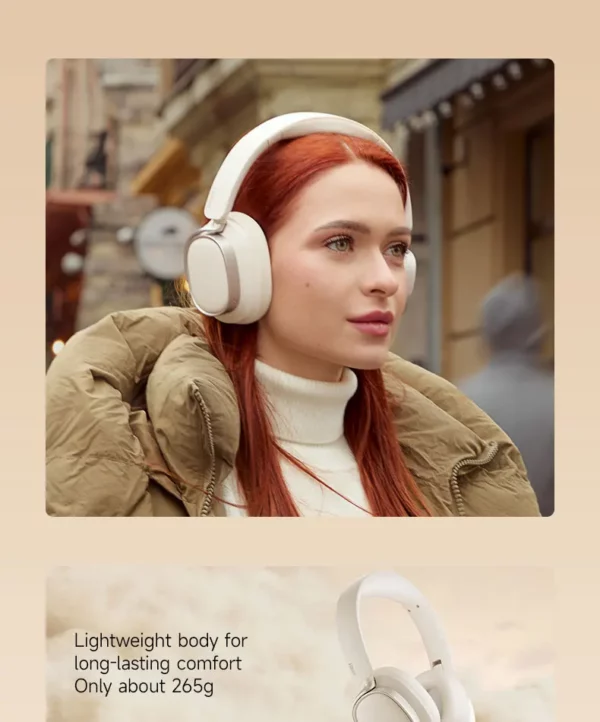 Edifier ES850NB casque sans fil suppression du bruit écouteurs Bluetooth haute résolution sans fil sur l'oreille casque avec sac de transport – Image 14