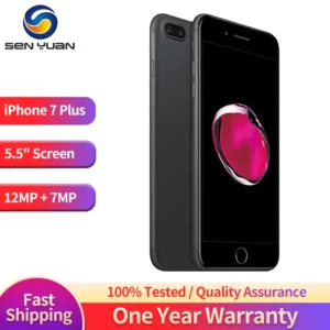 APPLE-Authentique smartphone iPhone 7 Plus de 32, 128 ou 256 Go, téléphone portable, écran LCD Retina IPS de 5.5 pouces, connectivité NDavid, connectivité 4G, IOS, A10, façade Core, lecteur d'empreinte digitale