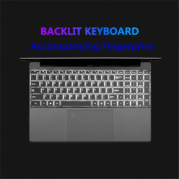 2025 ordinateur Portable 15.6 pouces écran IPS 16GB RAM Intel Celeron 11th N5095 Netbook Windows 10 11 Pro bureau ordinateur Portable – Image 4