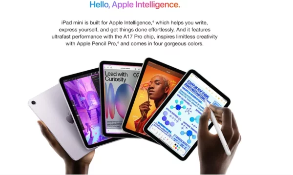 IPad Mini 7 A17 Pro 8,3 pouces 128G/256G/512G WiFi identification tactile cellulaire, eSIM, CPU 6 cœurs d'origine GPU 5 cœurs moteur Neural 16 cœurs. – Image 9