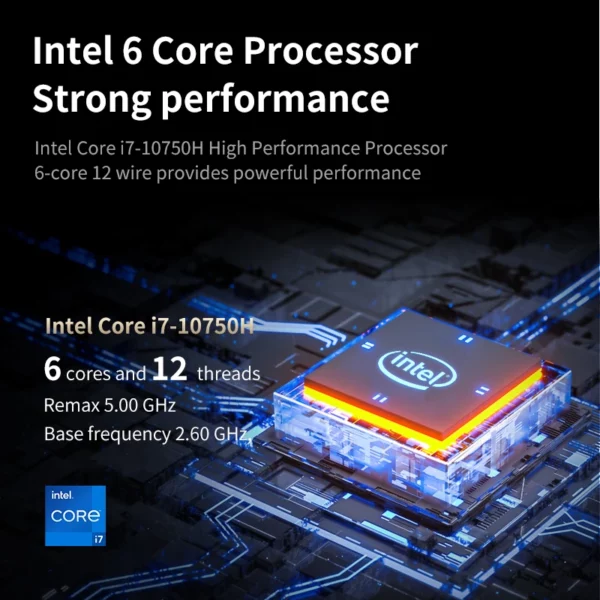 AKPAD Intel Xeon W-10885M touristes Écran 16 pouces (écran tactile 14 pouces) Ordinateur portable de jeu Windows 10 11 Pro – Image 4